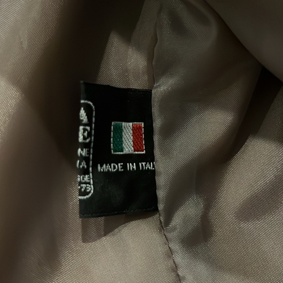 Women’s Massimo Leather Jacket made in Italy, Taupe Color, Size 42 - Picture 5 of 6